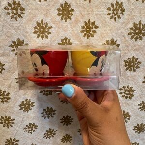 Mickey and Minnie Mouse Teacup Salt and Pepper Shakers